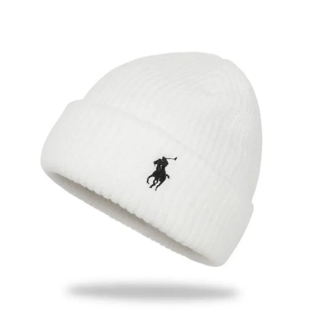 Polo Ralph Lauren Hats Rib-Knit Cuffed Beanie with Embroidered Pony — 05*Top quality