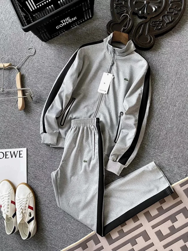 Lacoste Matching Sets Zip-Up Track Jacket and Pants Set product detail image 2