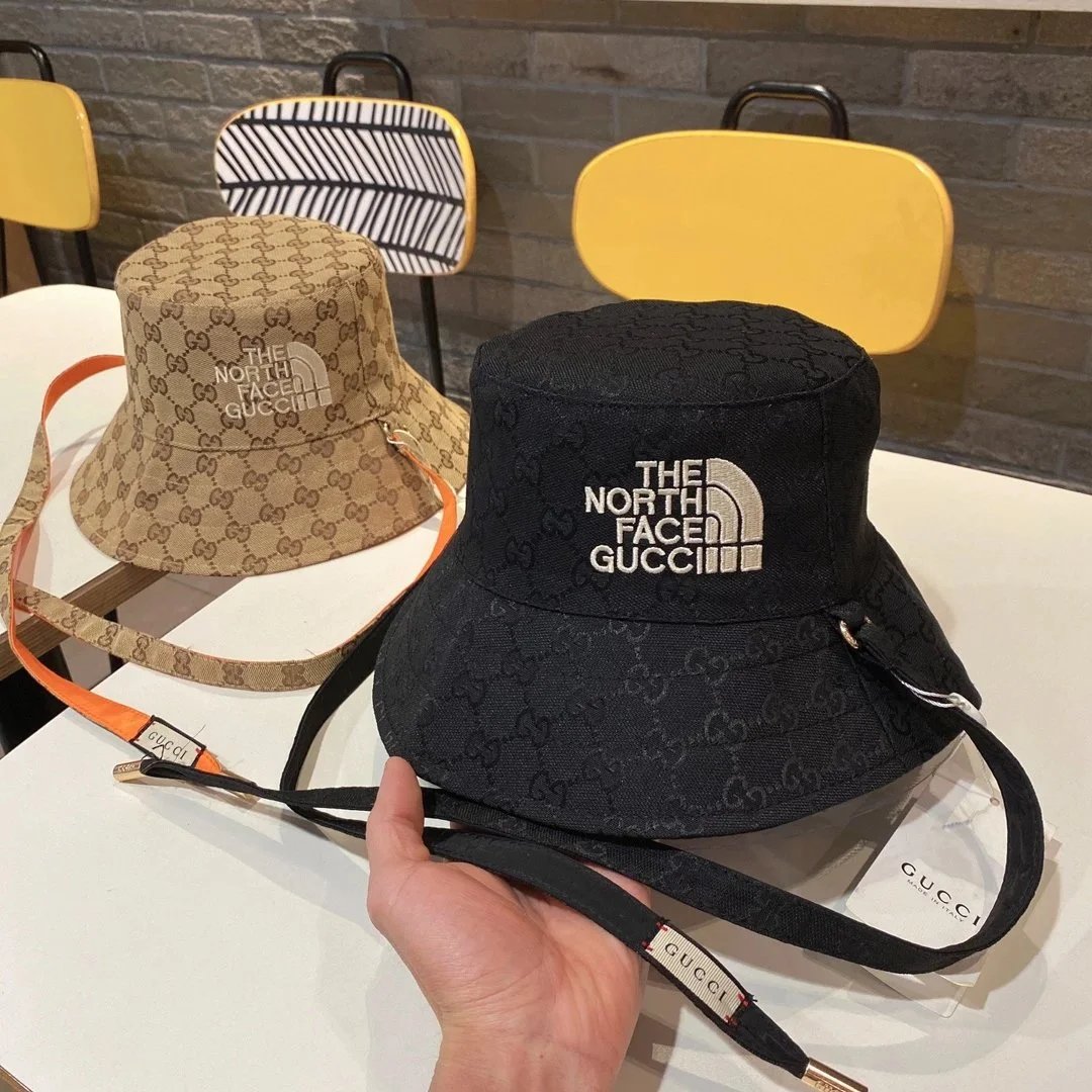 Gucci Hats Bucket Hat with Chin Strap image 6