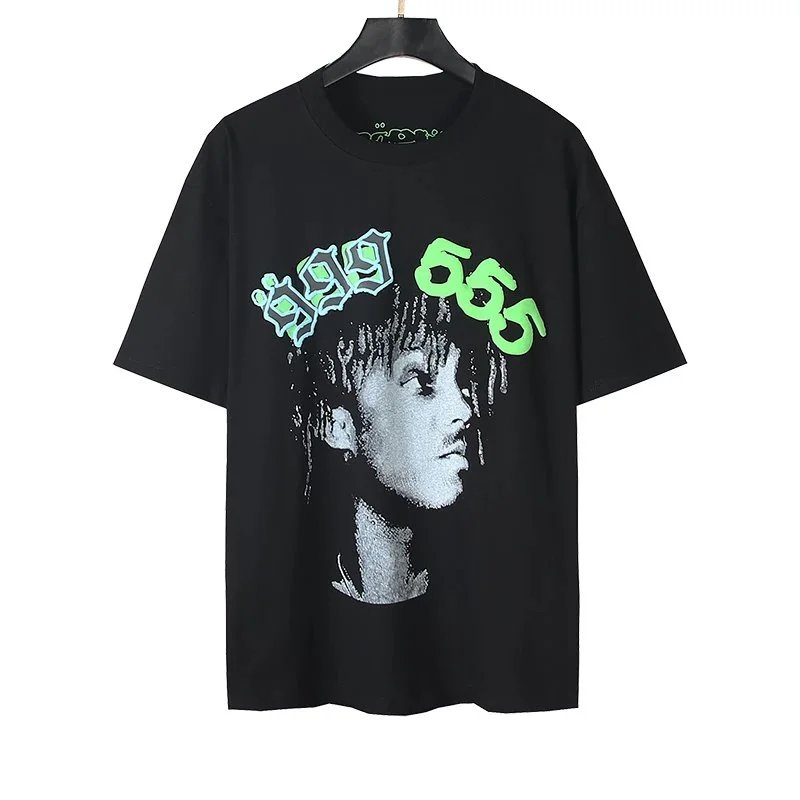 Moncler T-Shirts Short-sleeve graphic logo T-shirt — 29 black