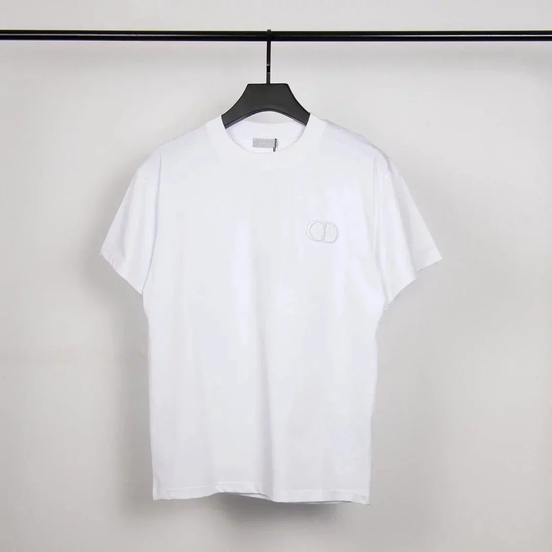 Dior T-Shirts Short-Sleeve Crew-Neck Logo T-Shirt image 11