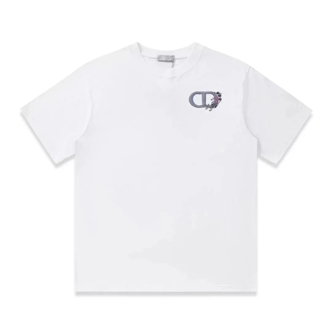 Dior T-Shirts Short-Sleeve Crew-Neck Logo T-Shirt — 29