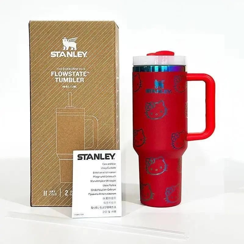 Stanley Uncategorized Quencher H2.0 FlowState 40 oz Tumbler — 7 KT Red*high quality