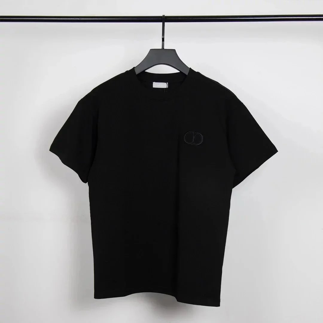 Dior T-Shirts Short-Sleeve Crew-Neck Logo T-Shirt — 08