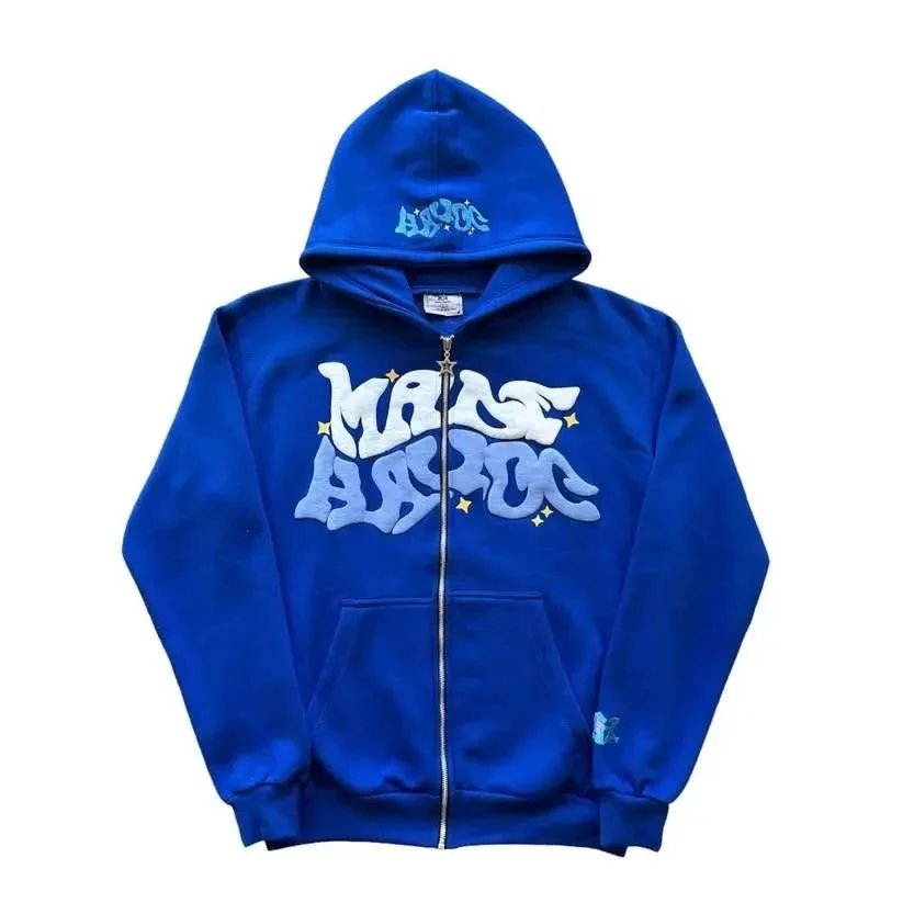 Unbranded Hoodies & Sweatshirts Graphic Print — 23 blue