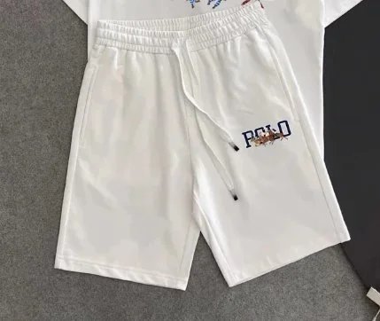 Dior Matching Sets Short-Sleeve Graphic T-Shirt and Drawstring Shorts Set — 26 white