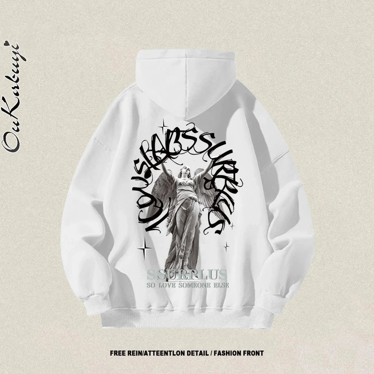 Unbranded Hoodies & Sweatshirts Oversized graphic print pullover image 10