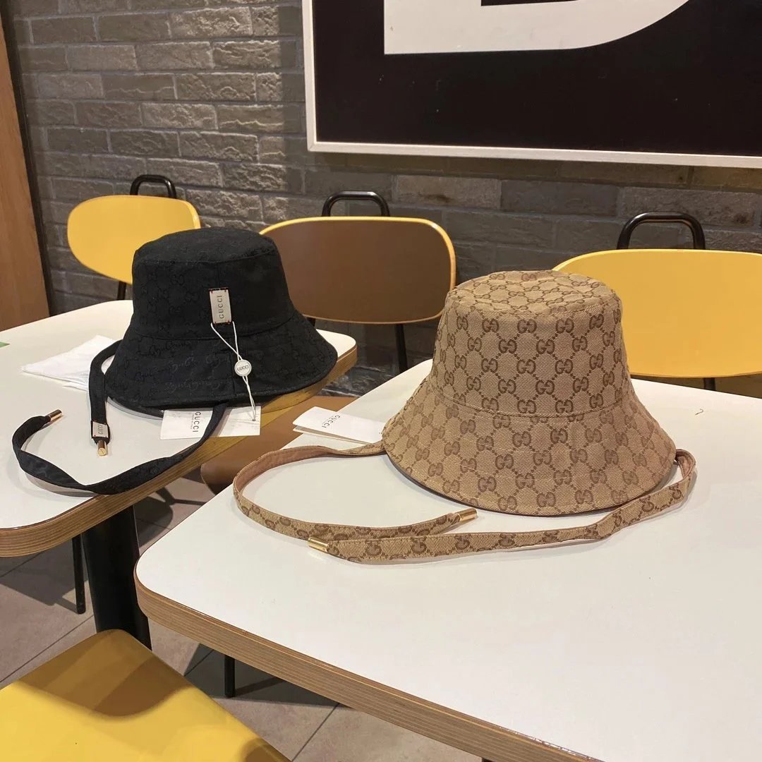 Gucci Hats Bucket Hat with Chin Strap image 5