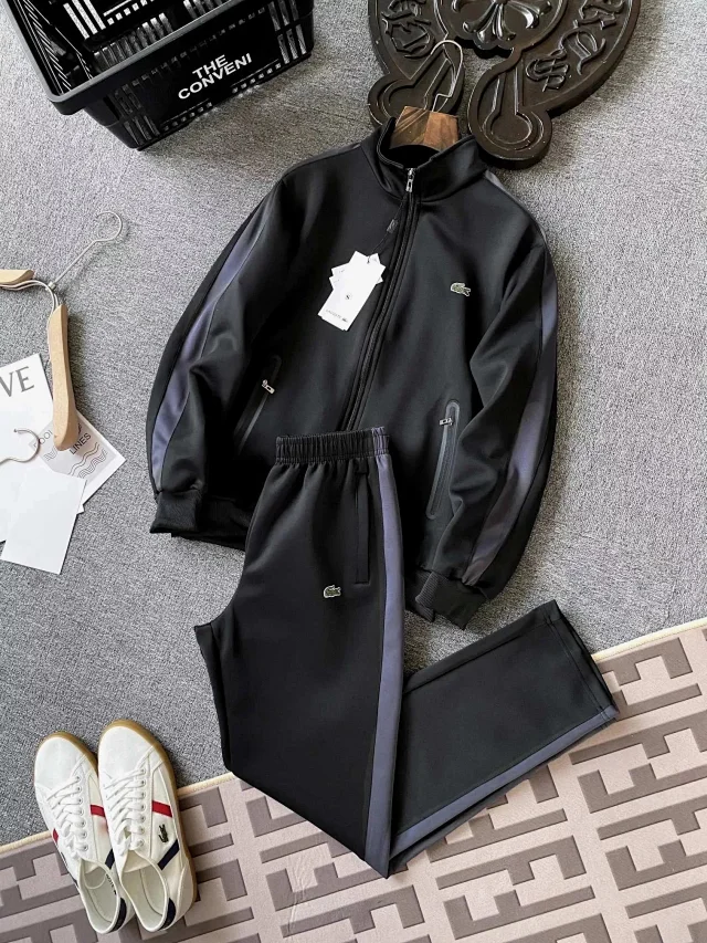 Lacoste Matching Sets Zip-Up Track Jacket and Pants Set product detail image 3