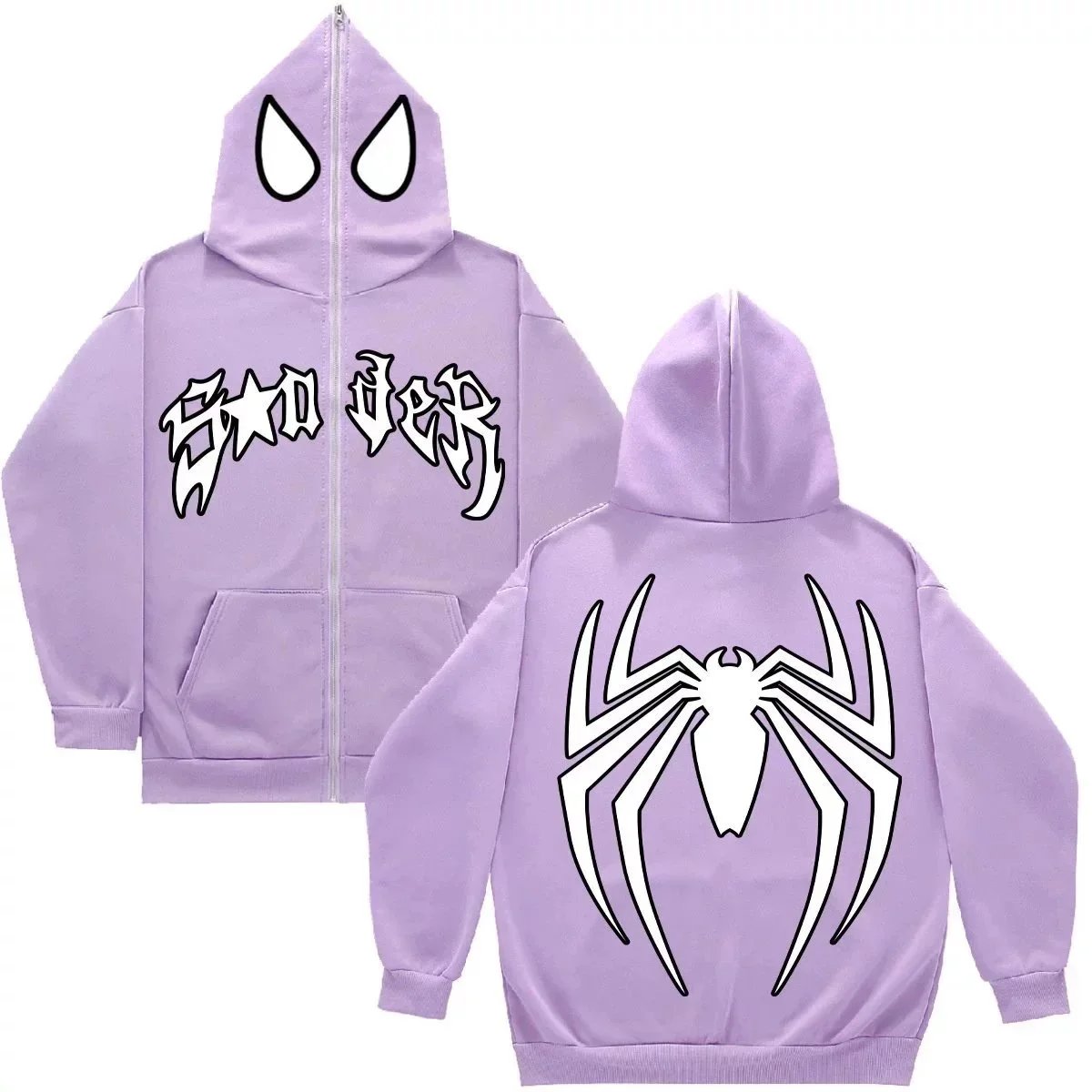 Lacoste Matching Sets Zip-Up Track Jacket and Pants Set — Lavender Spider Sweat 002