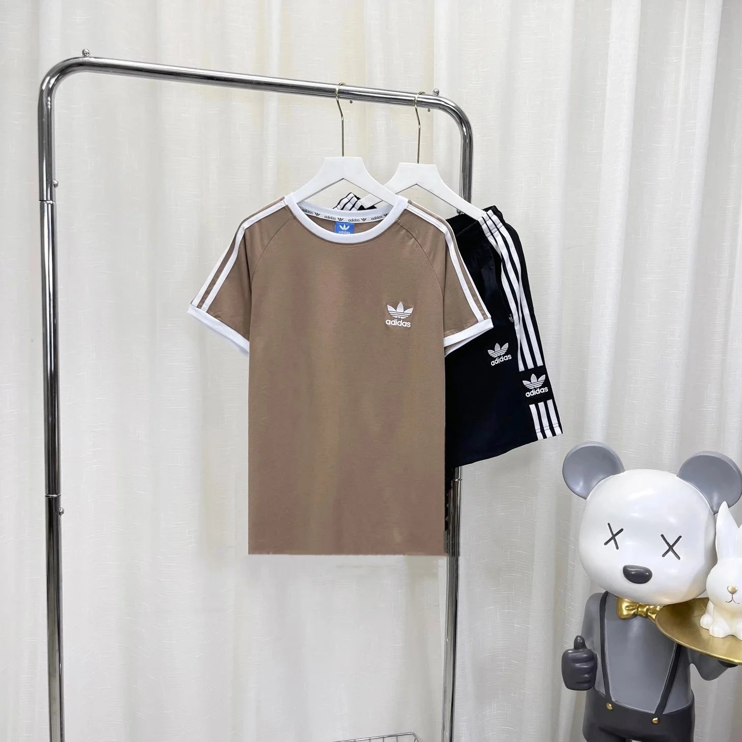 Adidas Matching Sets Short-Sleeve T-Shirt and Shorts Set image 2