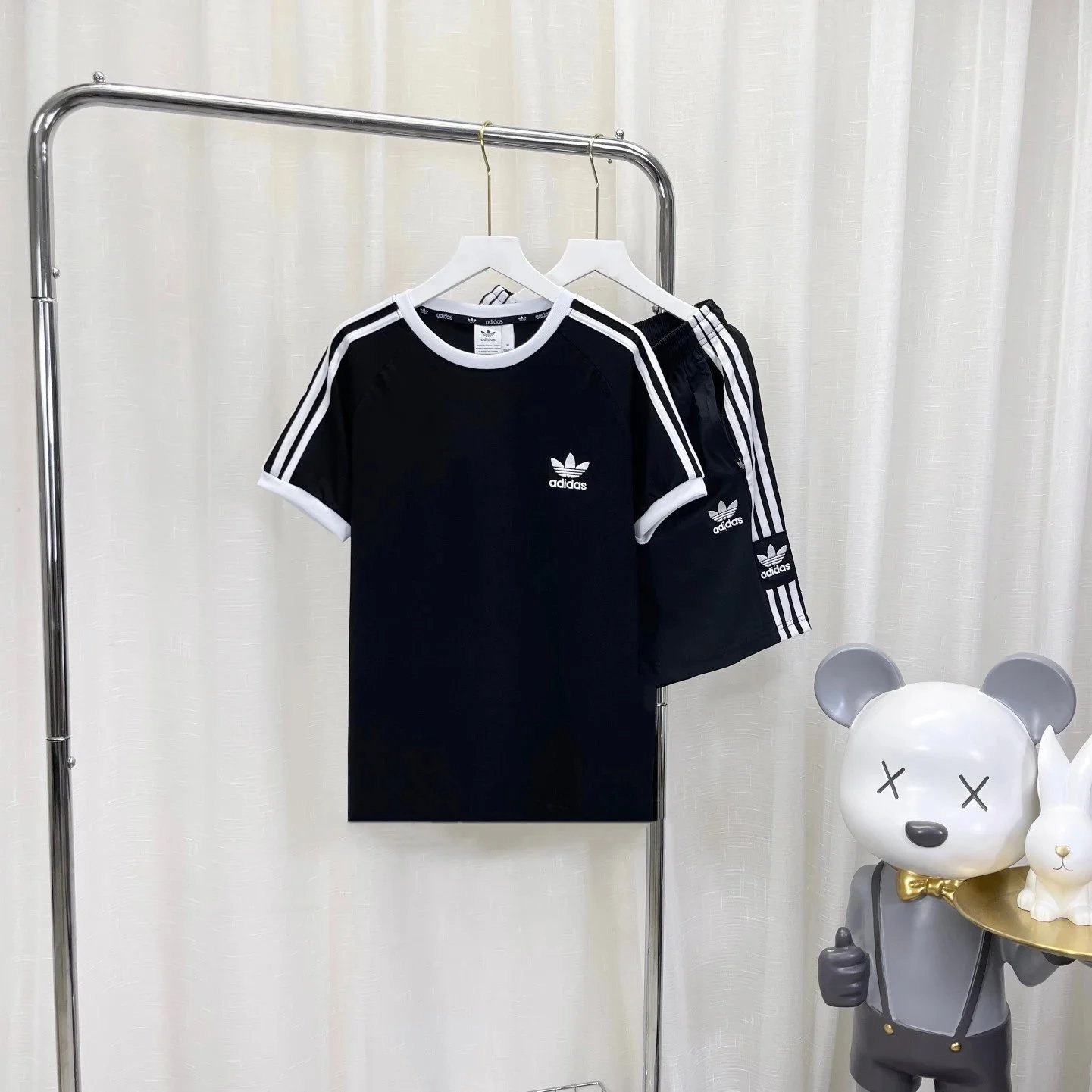 Adidas Matching Sets Short-Sleeve T-Shirt and Shorts Set image 4