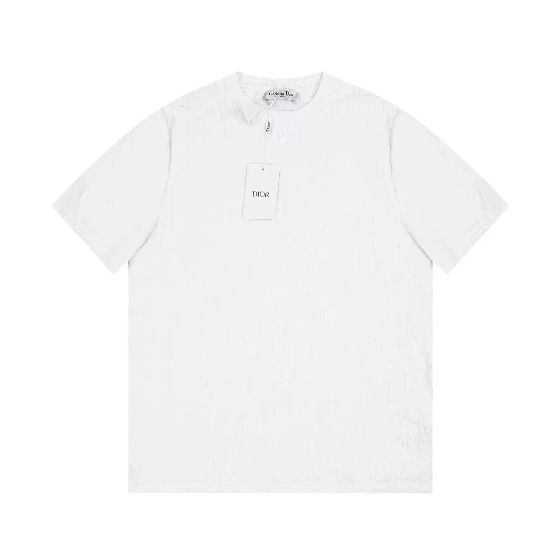 Dior T-Shirts Short-Sleeve Crew-Neck Logo T-Shirt — 39