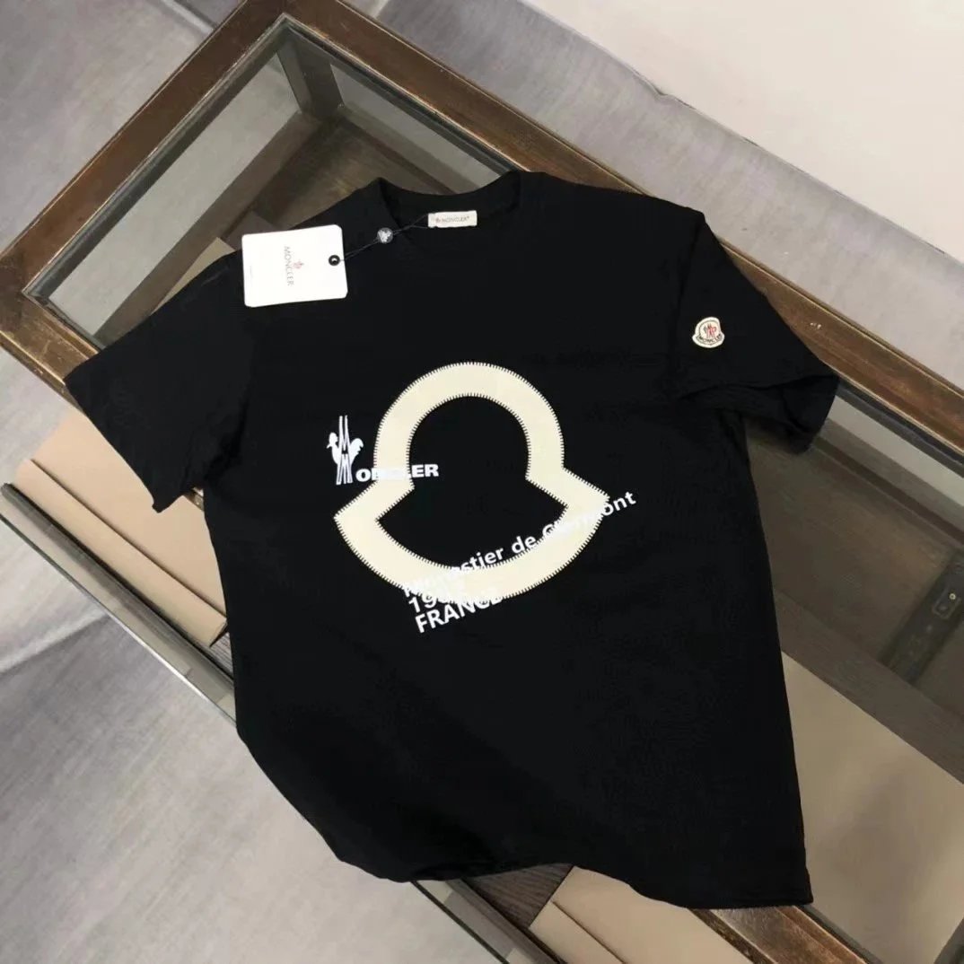 Moncler T-Shirts Short-sleeve graphic logo T-shirt image 5