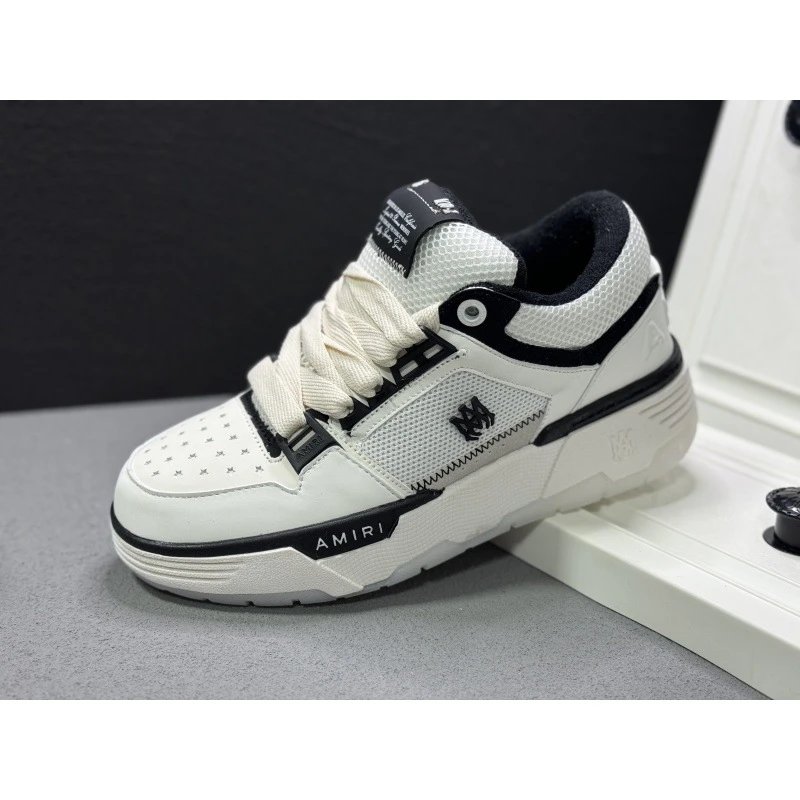 AMIRI Sneakers Low-top chunky lace-up — AM with black and white borders