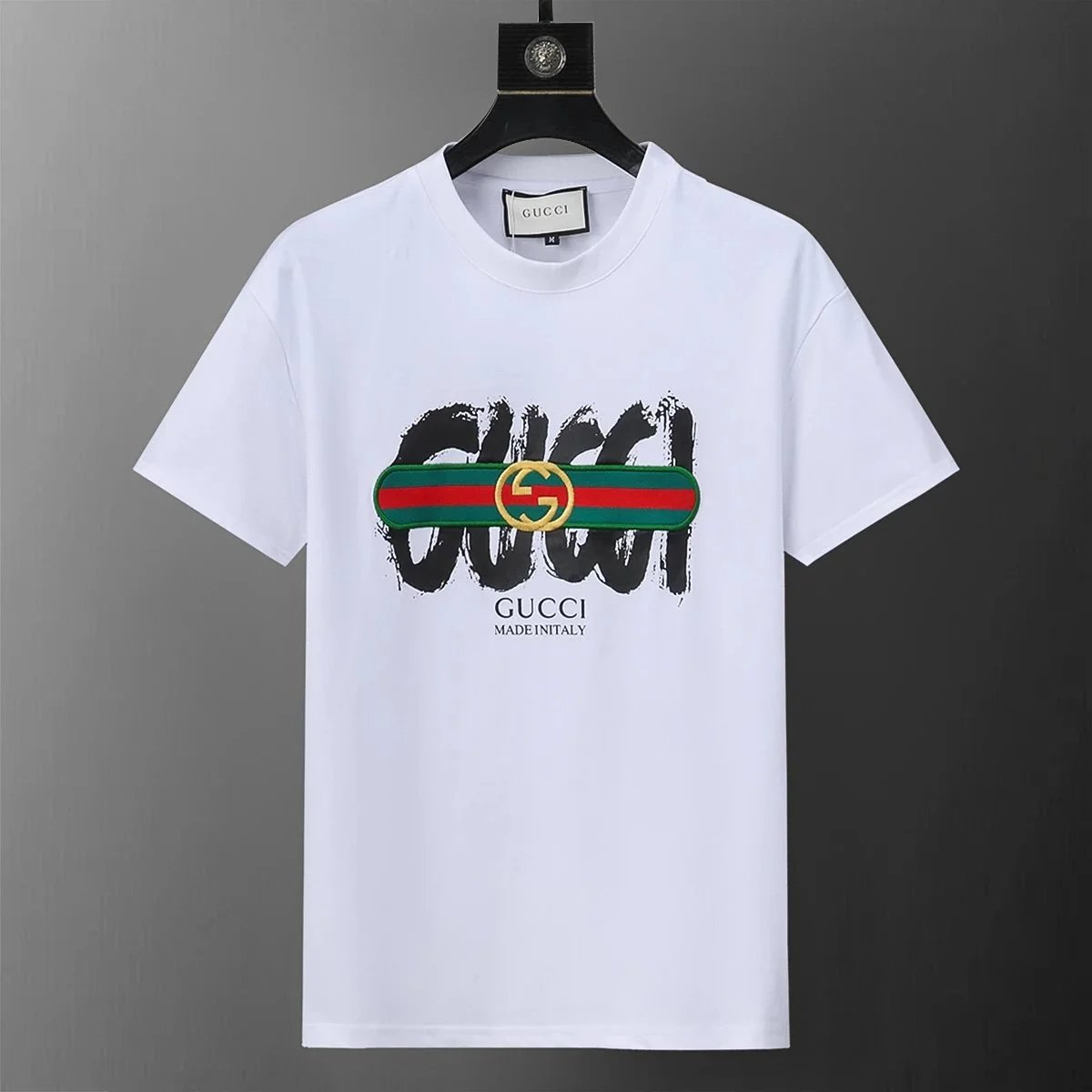 Gucci Matching Sets Short-Sleeve T-Shirt and Drawstring Shorts Set — 24 white