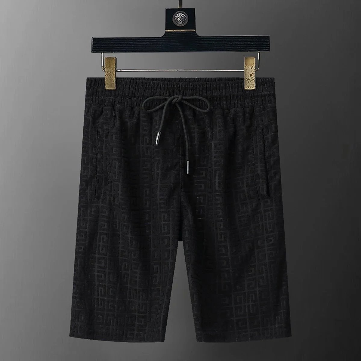 Gucci Matching Sets Short-Sleeve T-Shirt and Drawstring Shorts Set — 28 black