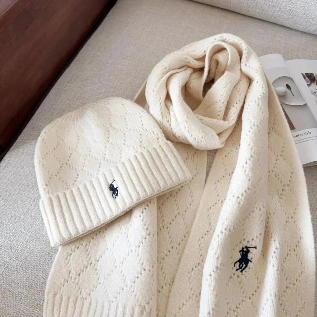 Polo Ralph Lauren Hats Rib-Knit Cuffed Beanie with Embroidered Pony — 26*Top quality