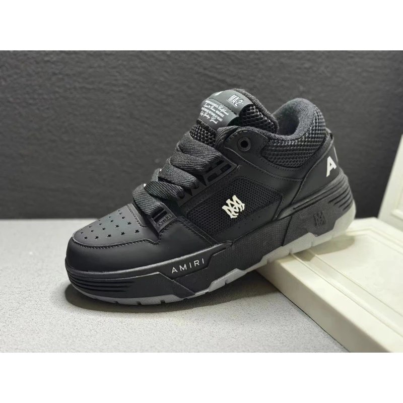AMIRI Sneakers Low-top chunky lace-up — AM all-black text