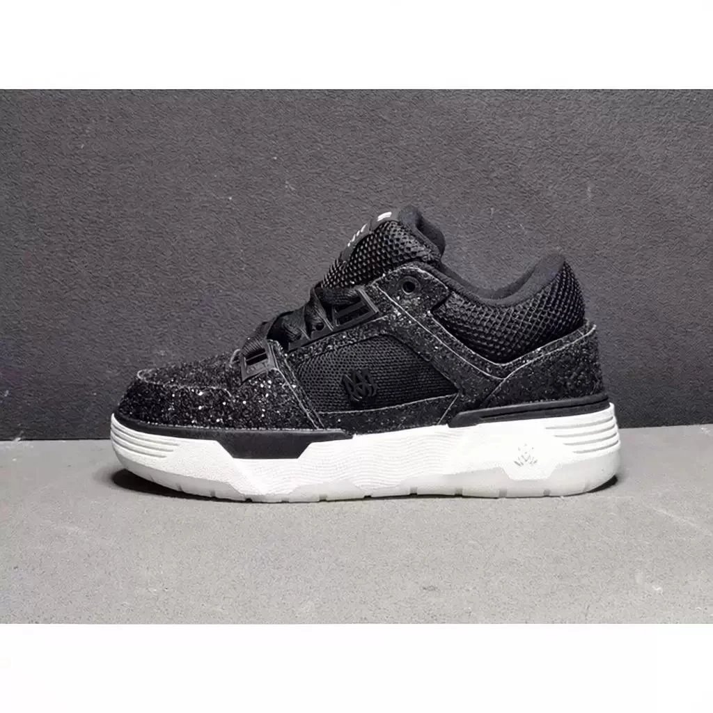 AMIRI Sneakers Low-top chunky lace-up — AM Black and White Diamond Chips