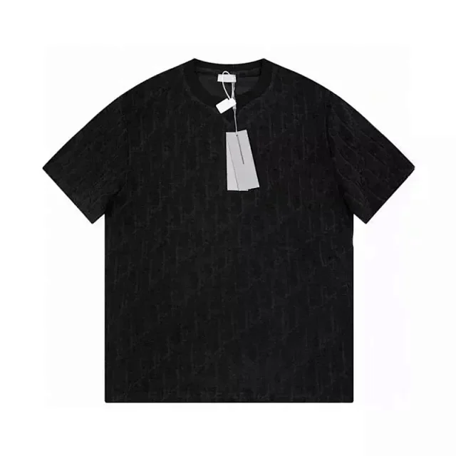 Dior T-Shirts Short-Sleeve Crew-Neck Logo T-Shirt product detail image 2