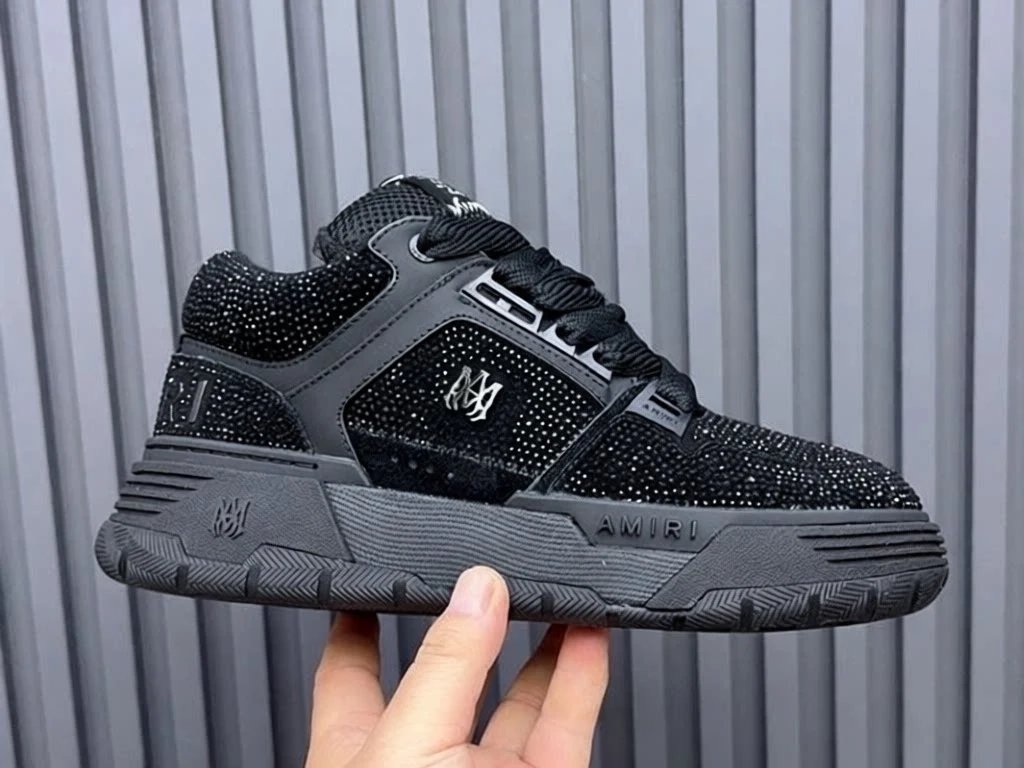 AMIRI Sneakers Low-top chunky lace-up — AM All Black Diamonds