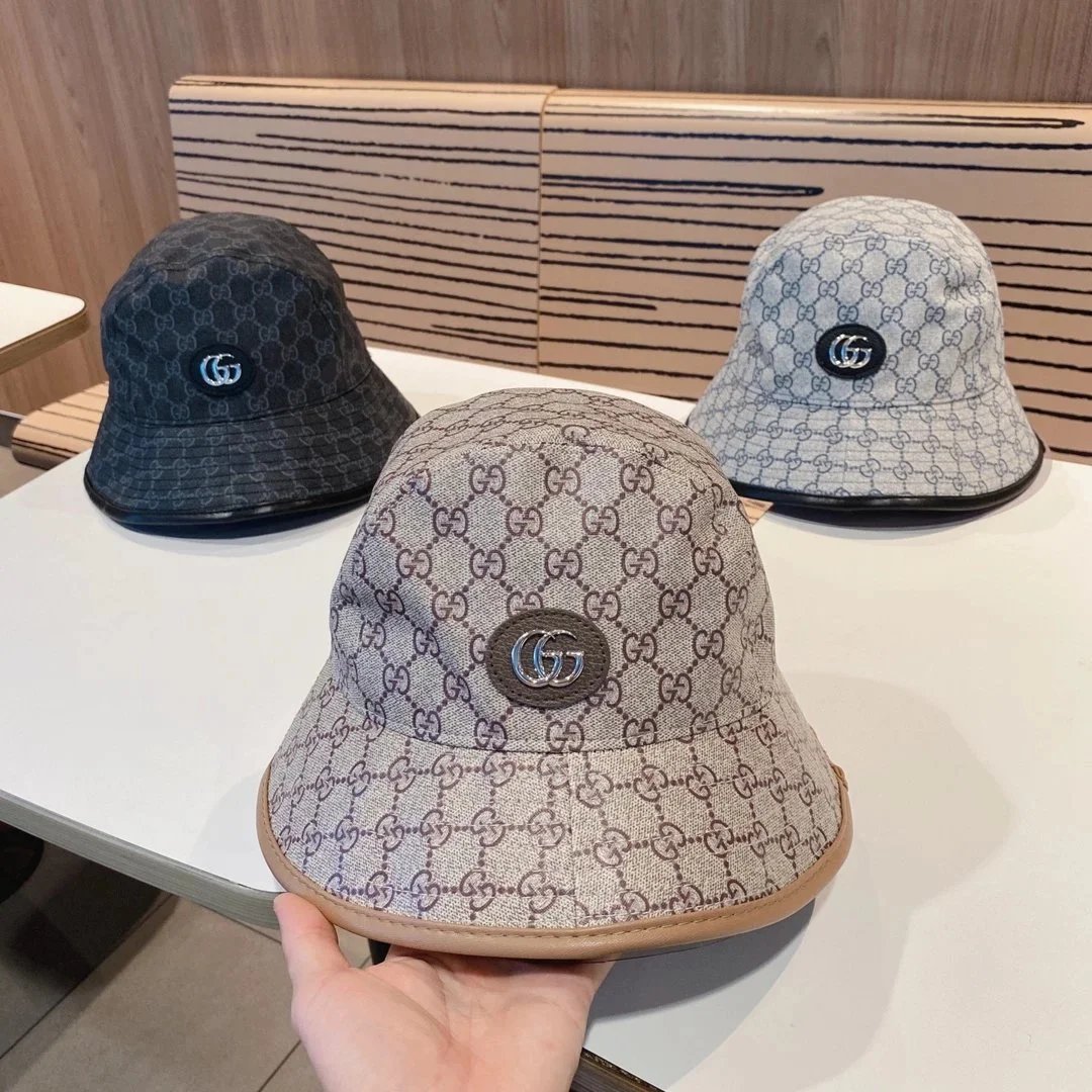Gucci Hats Bucket Hat with Chin Strap image 10