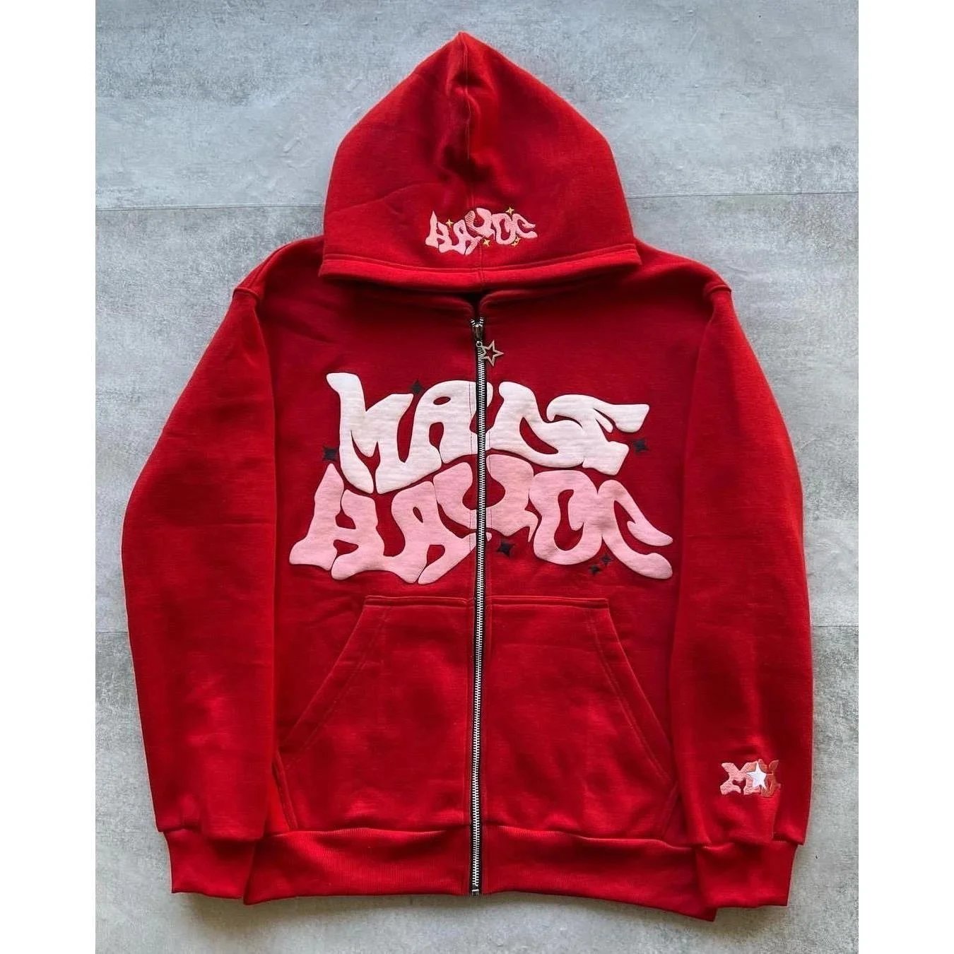 Unbranded Hoodies & Sweatshirts Graphic Print — 30 red
