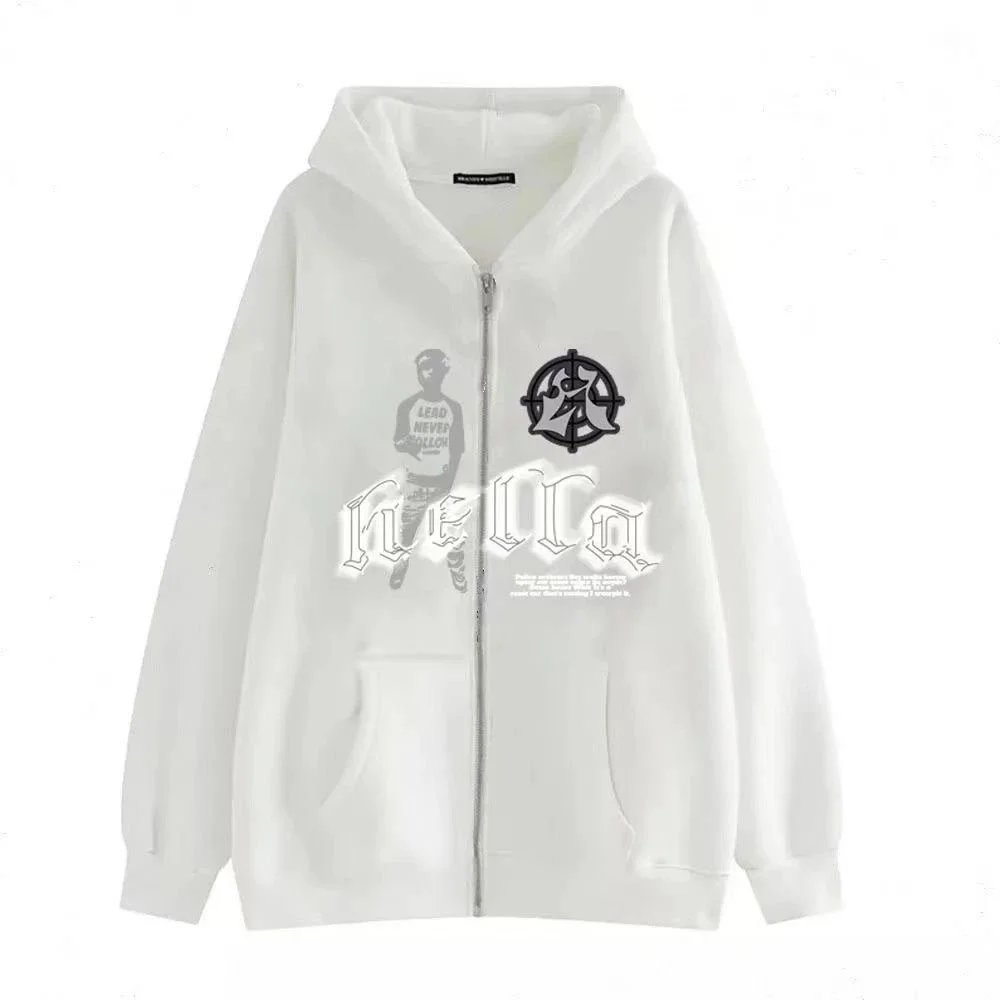 Unbranded Hoodies & Sweatshirts Graphic Print — 38 white