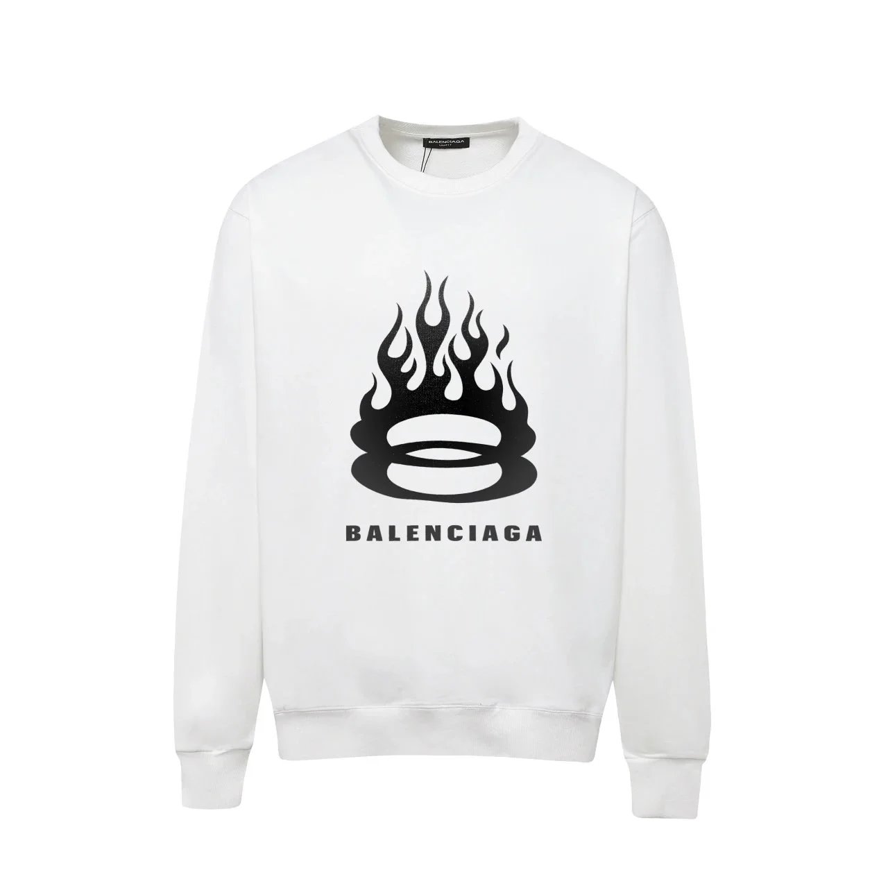 Balenciaga Hoodies & Sweatshirts Graphic Crewneck Sweatshirt — 36
