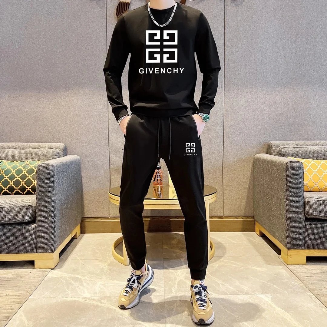 Prada Matching Sets Logo Sweatshirt and Jogger Set image 13