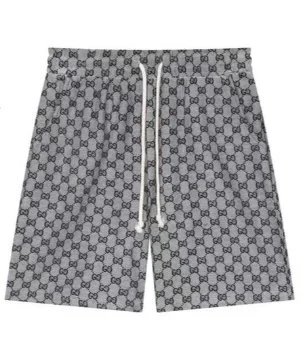 Louis Vuitton Matching Sets Monogram short-sleeve T-shirt and shorts set — 29 gray