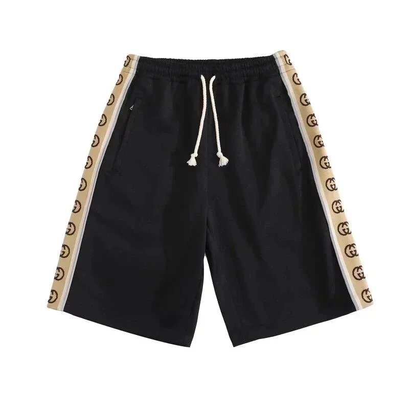 Lacoste Matching Sets Zip-Up Track Jacket and Pants Set — 3 Black shorts 002