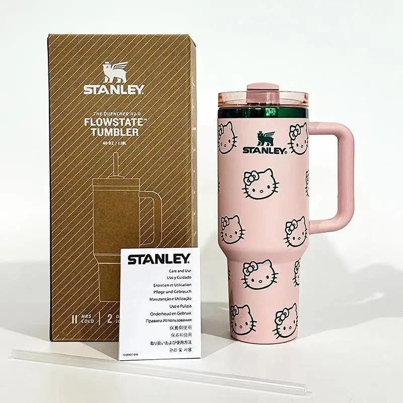 Stanley Uncategorized Quencher H2.0 FlowState 40 oz Tumbler — 8 KT Pink*high quality