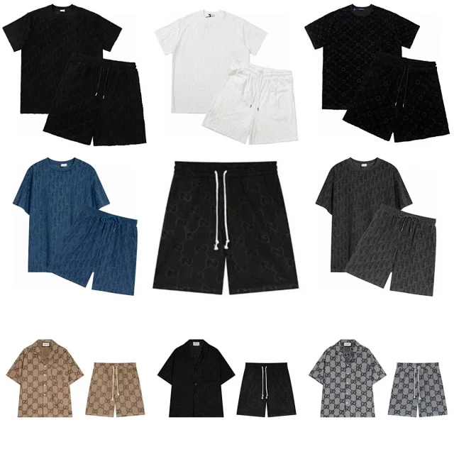 Louis Vuitton Matching Sets Monogram short-sleeve T-shirt and shorts set product detail image 1
