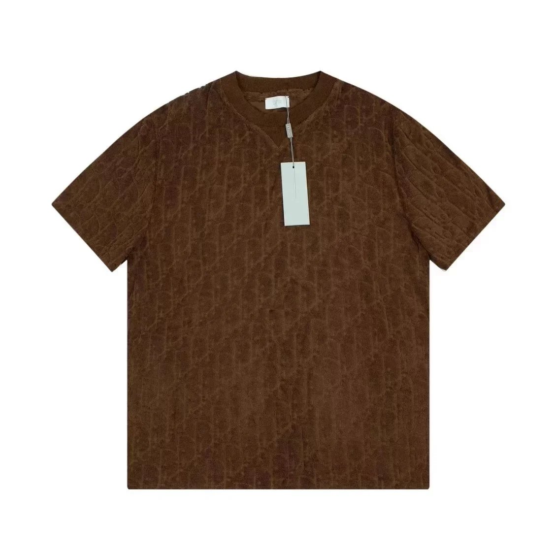 Dior T-Shirts Short-Sleeve Crew-Neck Logo T-Shirt — 35