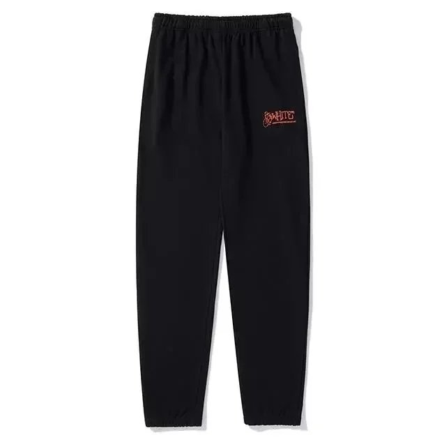 Lacoste Matching Sets Zip-Up Track Jacket and Pants Set — Orange Black Sport Pants 002