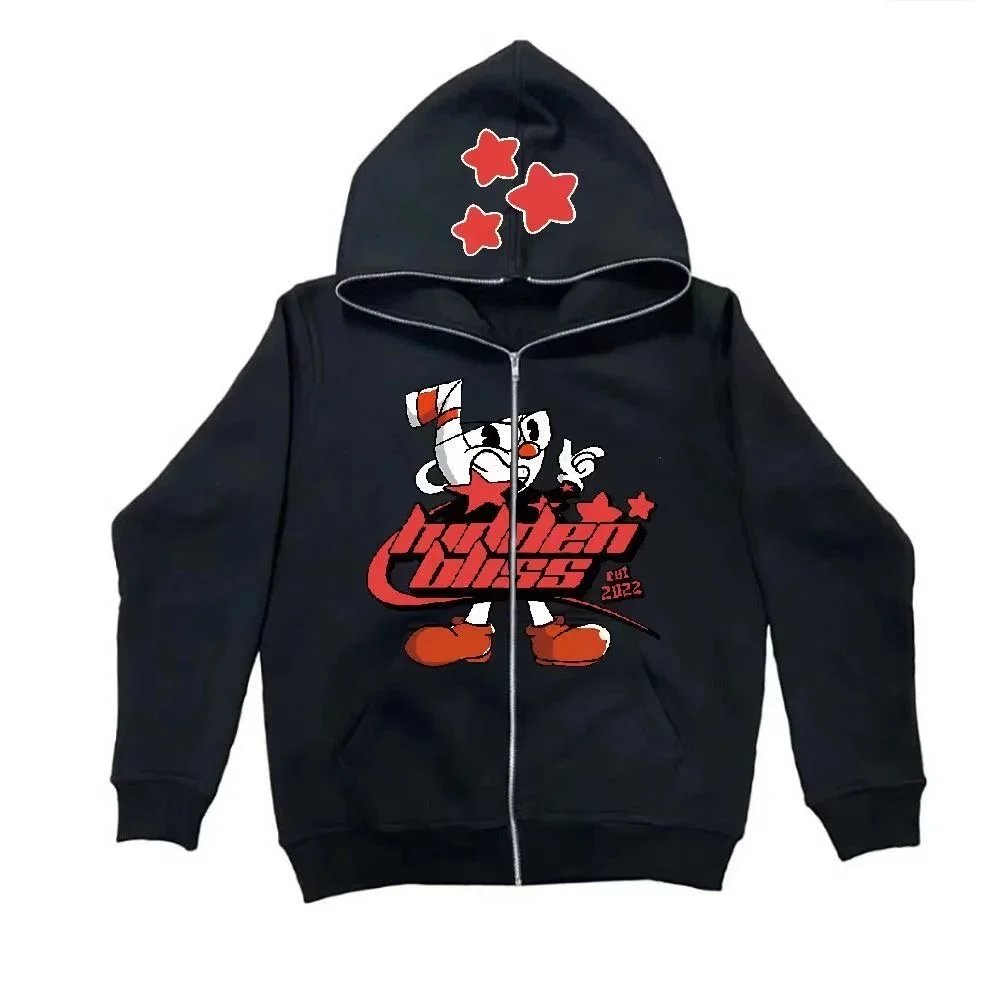 Unbranded Hoodies & Sweatshirts Graphic Print — 36 black