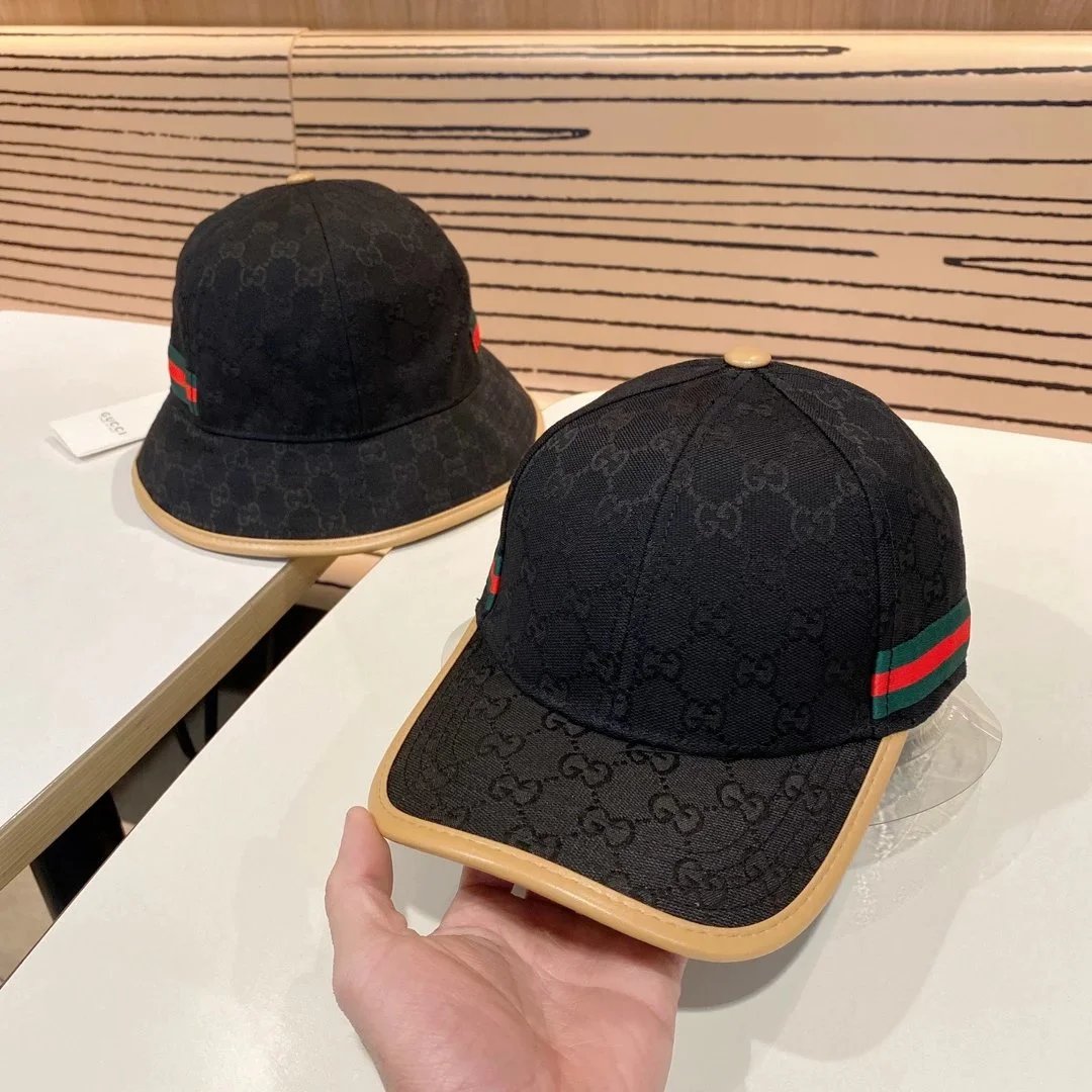 Gucci Hats Logo-print baseball caps and bucket — 10