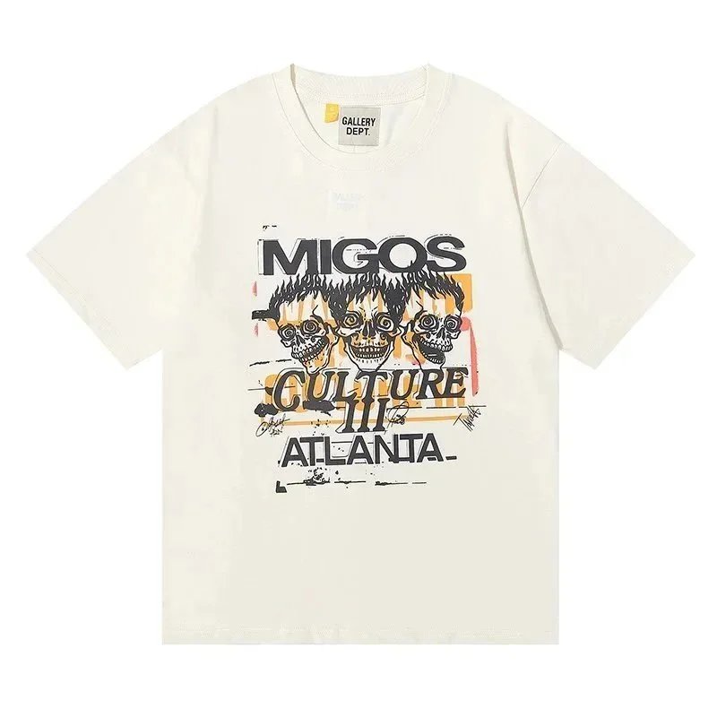 Gallery Dept. T-Shirts Graphic Short-Sleeve T-Shirt — 28 Beige*High version