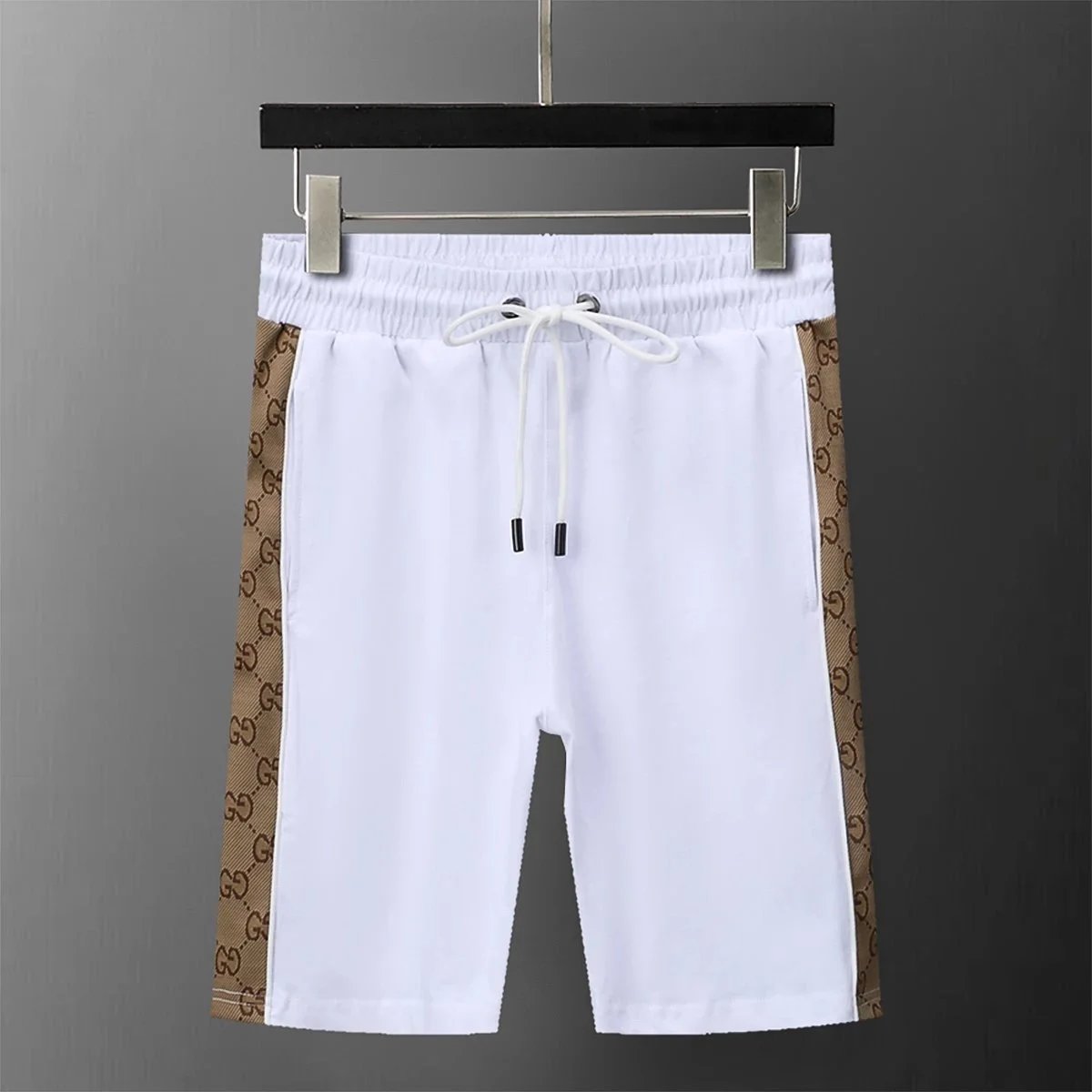 Gucci Matching Sets Short-Sleeve T-Shirt and Drawstring Shorts Set — 35 white