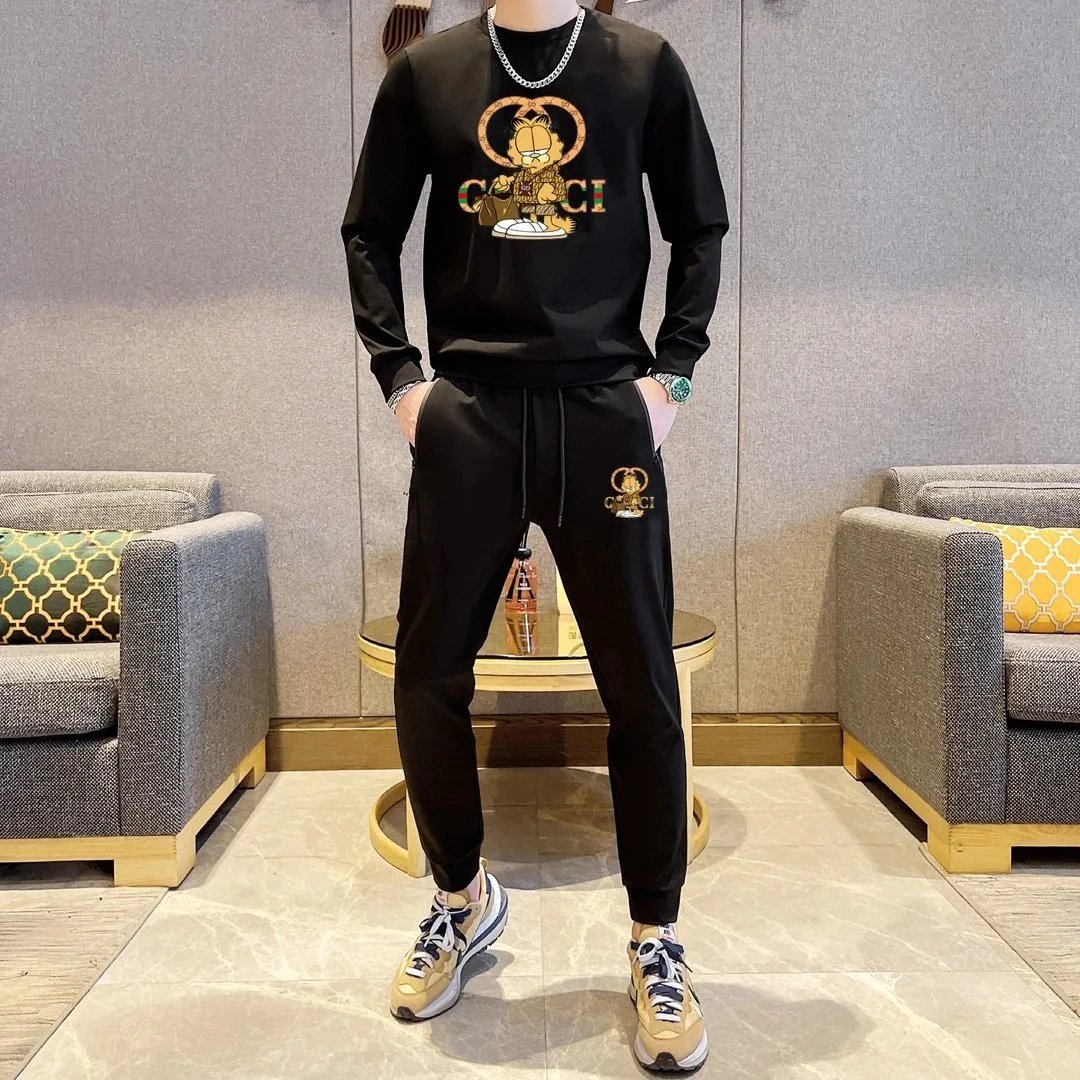 Prada Matching Sets Logo Sweatshirt and Jogger Set image 6