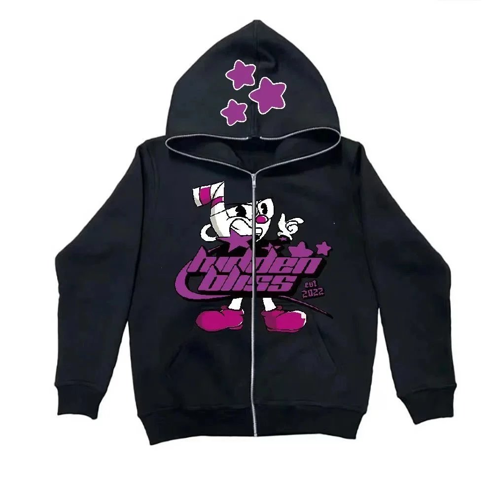 Unbranded Hoodies & Sweatshirts Graphic Print — 34 black