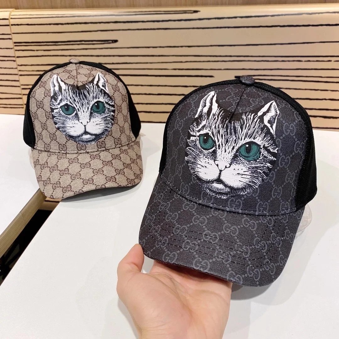 Gucci Hats Logo-print baseball caps and bucket — 40