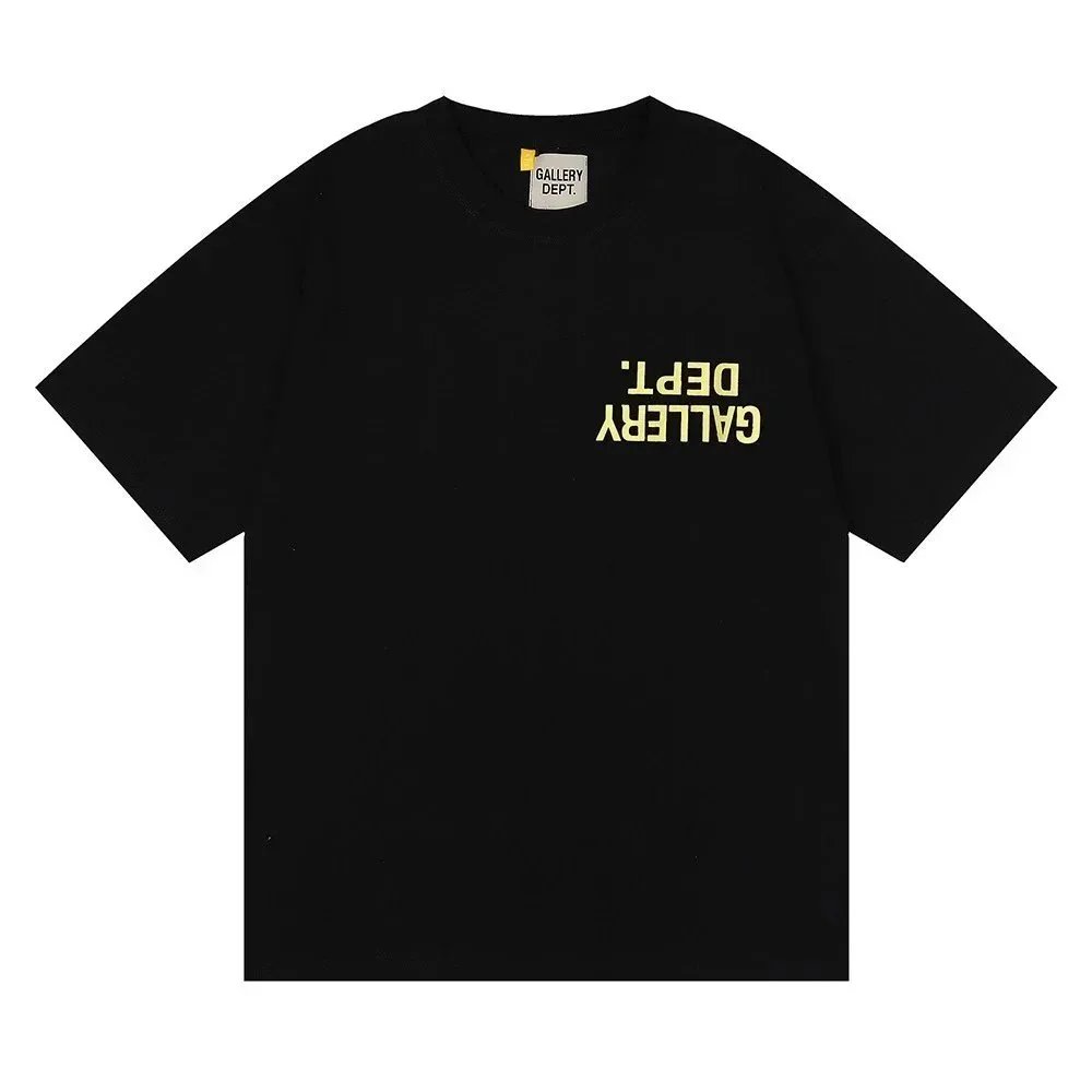 Gallery Dept. T-Shirts Graphic Short-Sleeve T-Shirt — 29 Black*High version