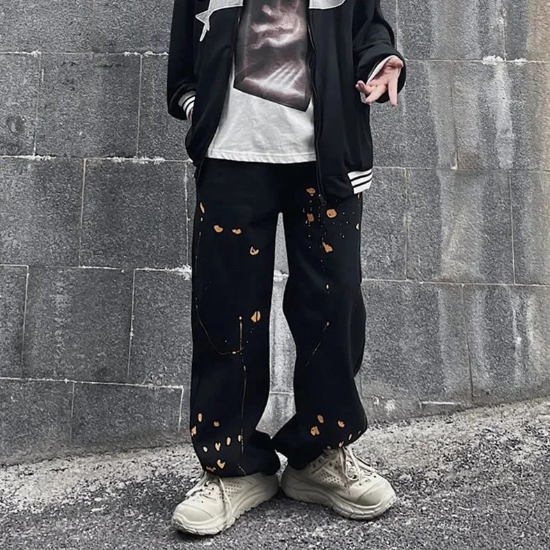 Unbranded Jeans Loose-fit graphic printed image 12