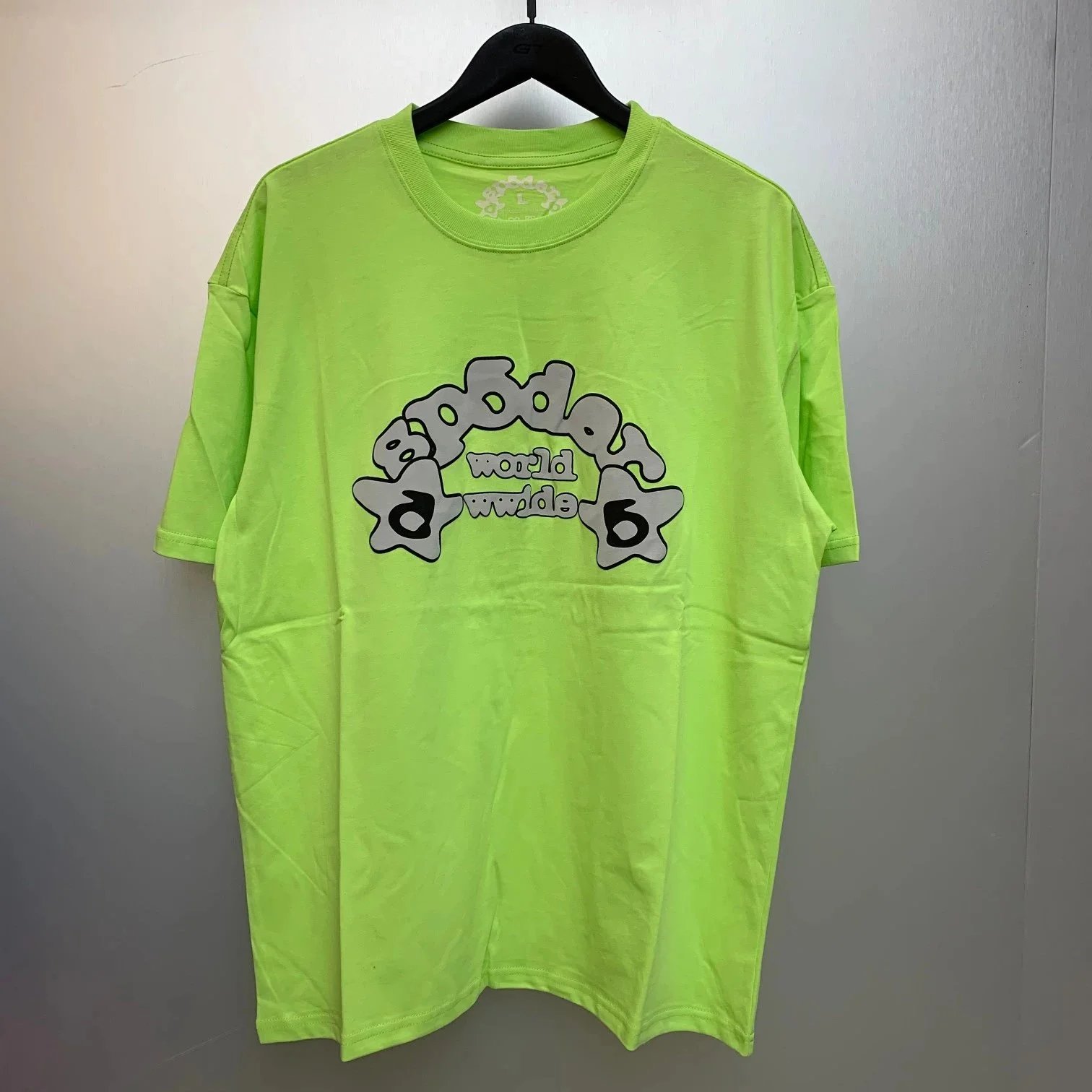 Moncler T-Shirts Short-sleeve graphic logo T-shirt — 27 green