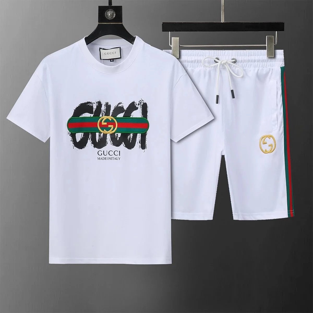 Gucci Matching Sets Short-Sleeve T-Shirt and Drawstring Shorts Set image 3