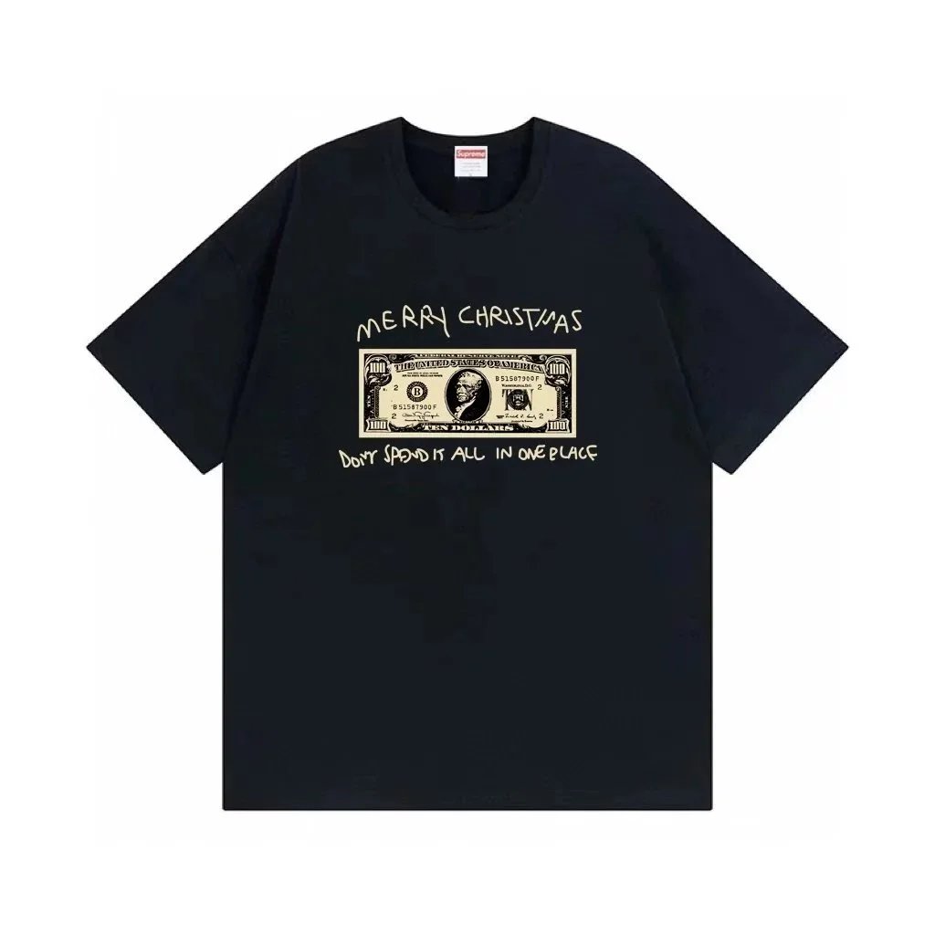 Supreme T-Shirts Short-Sleeve Graphic Print — 47 white*Top quality