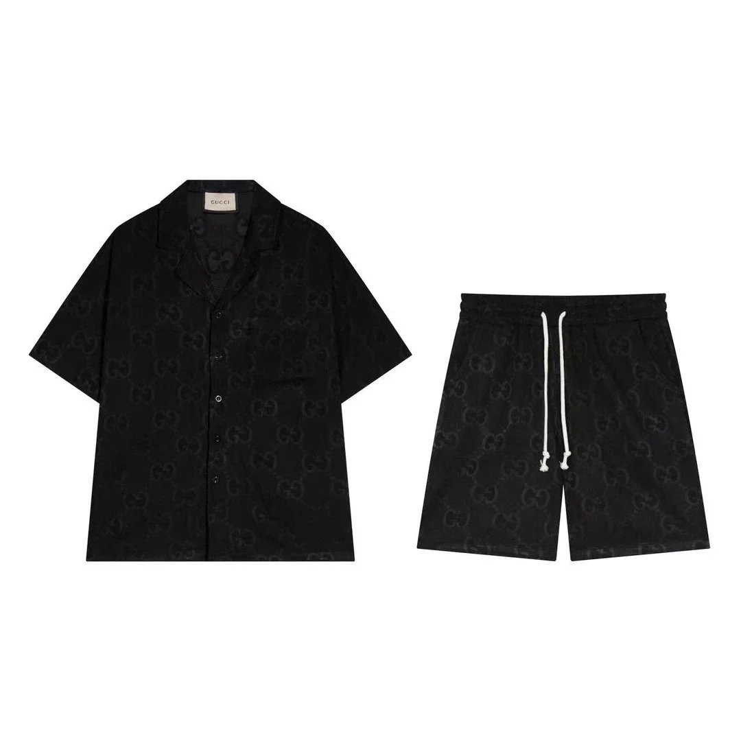 Adidas Matching Sets Short-Sleeve T-Shirt and Shorts Set — 10 black